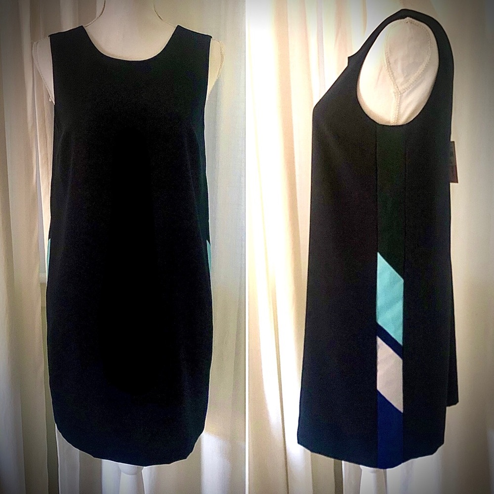 { Banana Republic } Navy Color Block Shift Dress